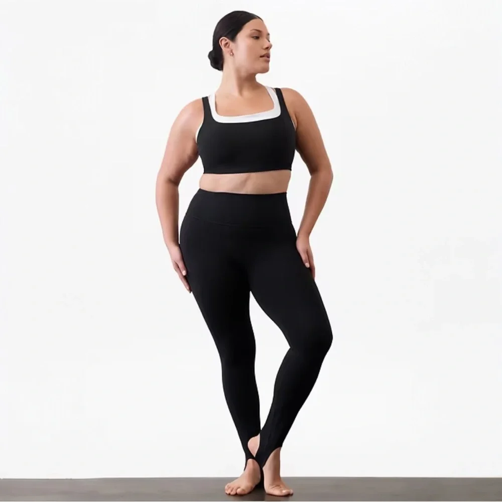 NWT Athleta Transcend High Rise Stirrup Legging - Picture 5 of 9